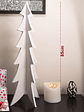 Arbol navideño de madera COLOR BLANCO 85cm - Miniatura 2