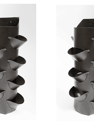 Jardín vertical con bolsillos armable 2 unidades