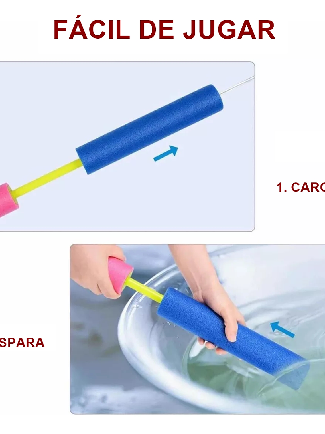 Set de 6 Pistolas lanza agua 3