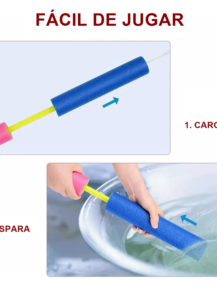 Set de 6 Pistolas lanza agua 3