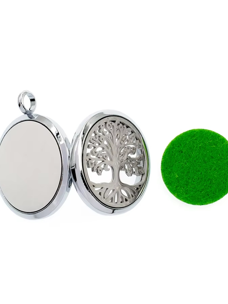 Medallón Acero difusor de aromaterapia varios diseños 3