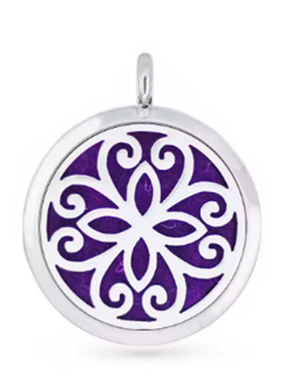 Medallón Acero difusor de aromaterapia varios diseños 8