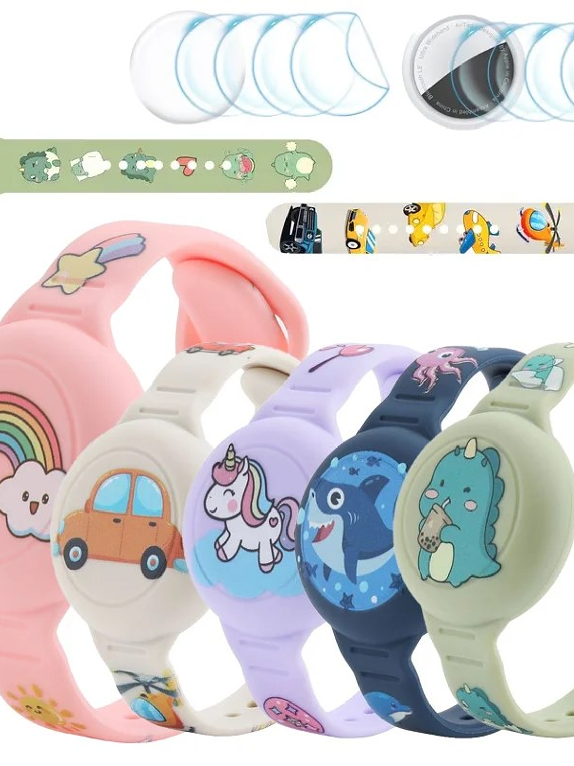 Pulsera porta AIRTAG para niños DISEÑOS 1