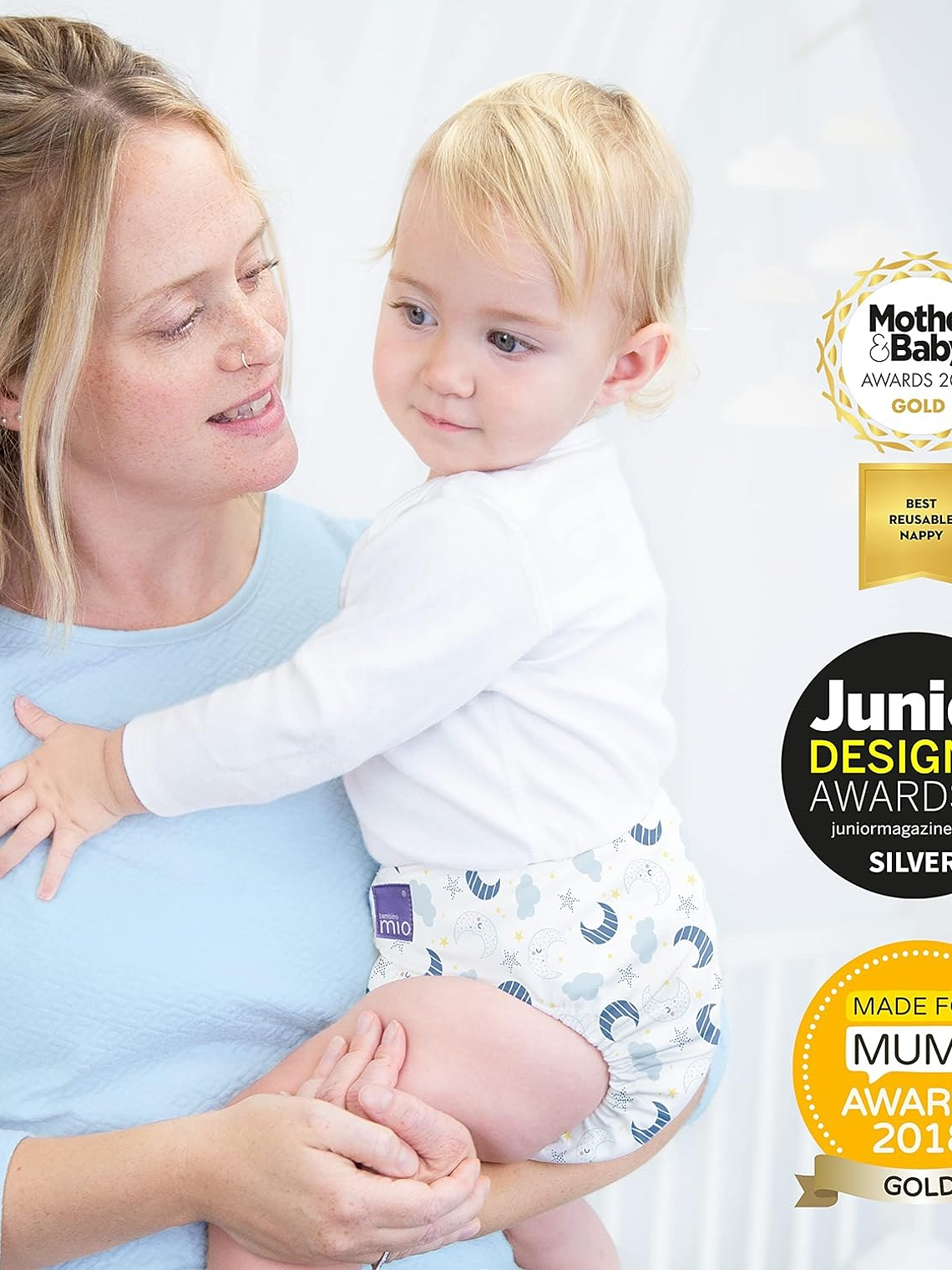 Pañal reutilizable todo en uno DISEÑOS TALLA ÚNICA 7