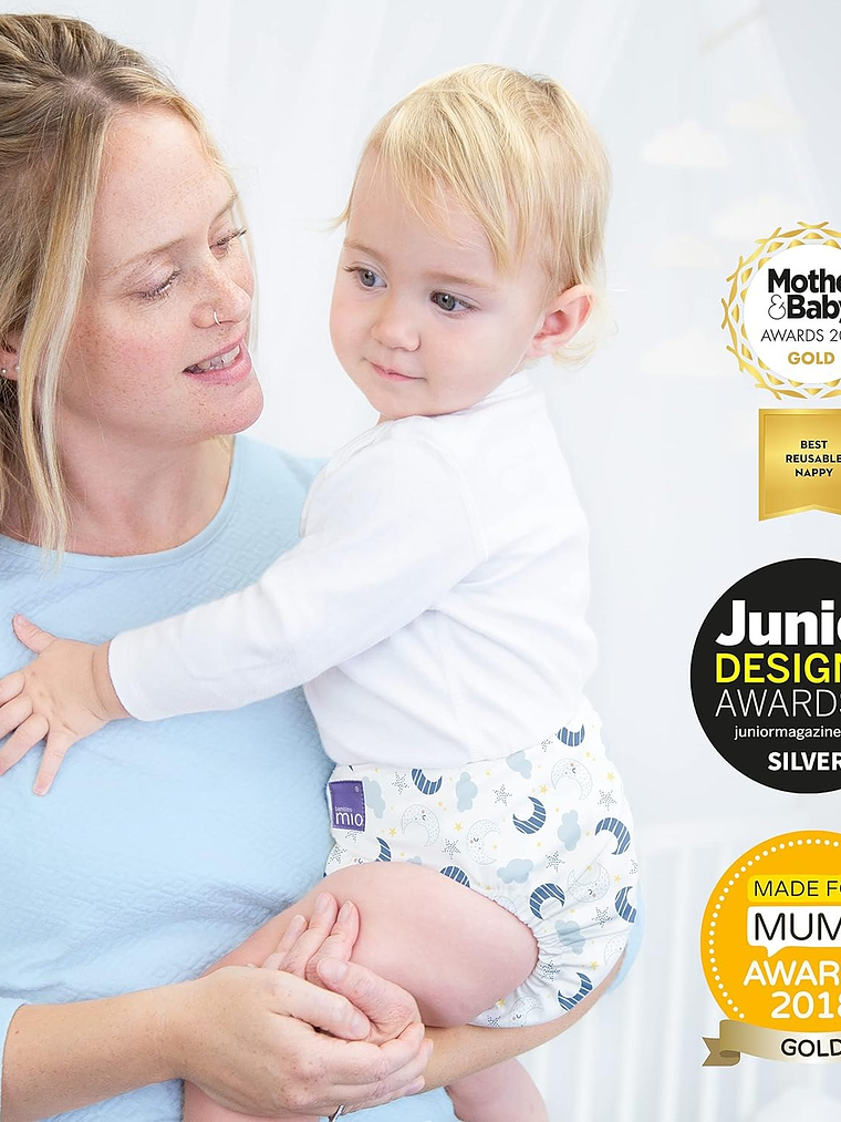 Pañal reutilizable todo en uno DISEÑOS TALLA ÚNICA 7