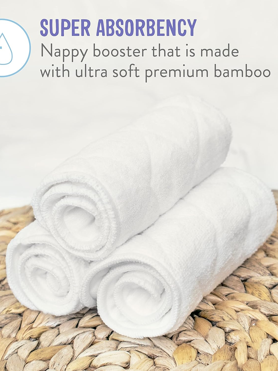 INSERTOS de algodón y bambú con diseño para pañal reciclable DISEÑOS 5