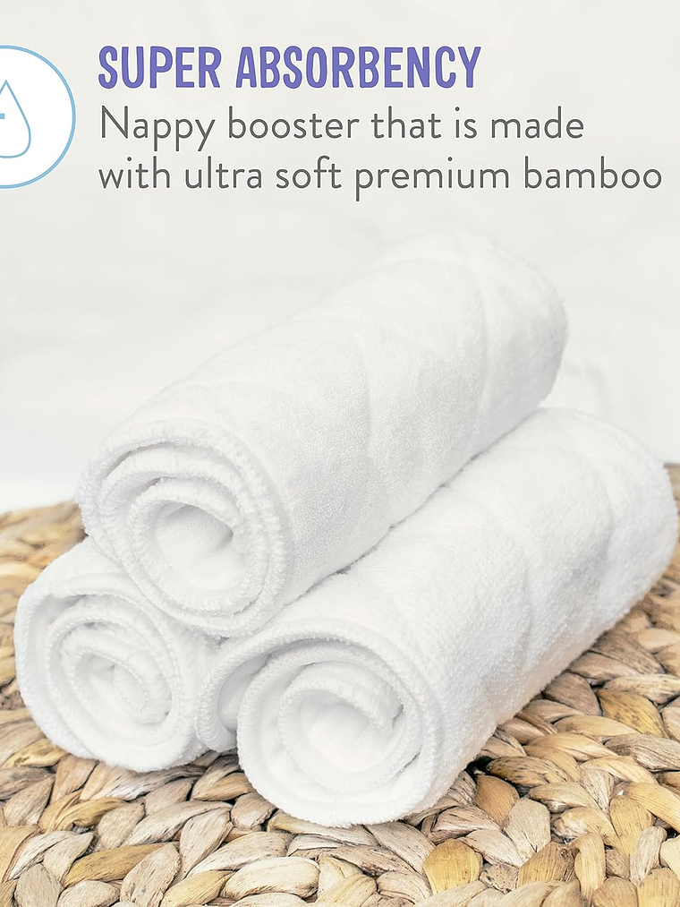 INSERTOS de algodón y bambú con diseño para pañal reciclable DISEÑOS 5