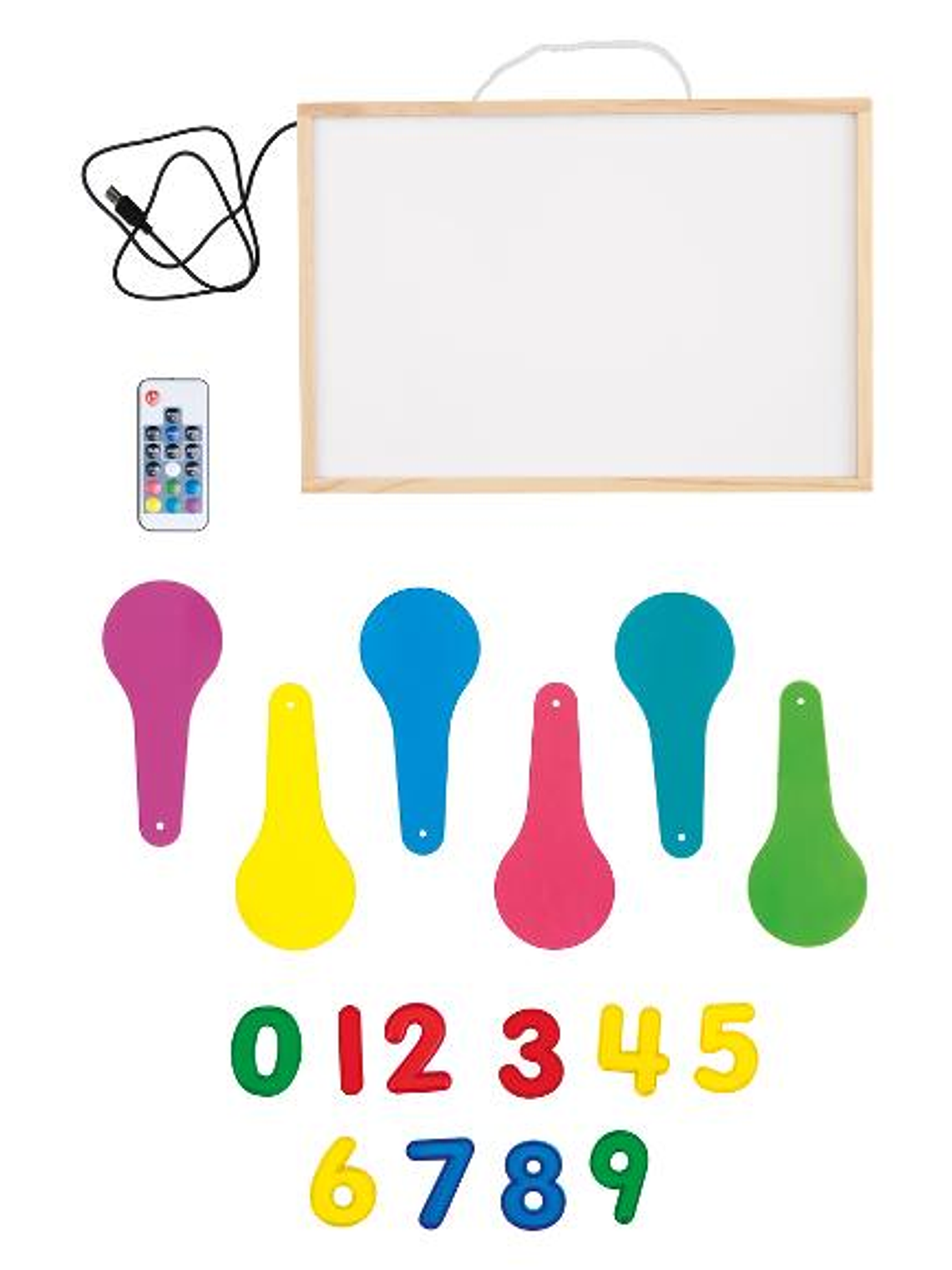 Caja de luz con control remoto y USB diseño Montessori 3