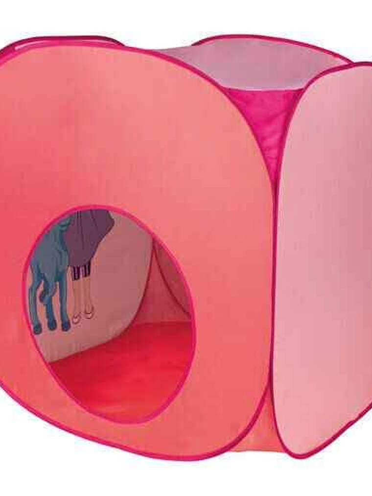 Tunel de tela con 2 habitaciones para jugar interior o exterior 2