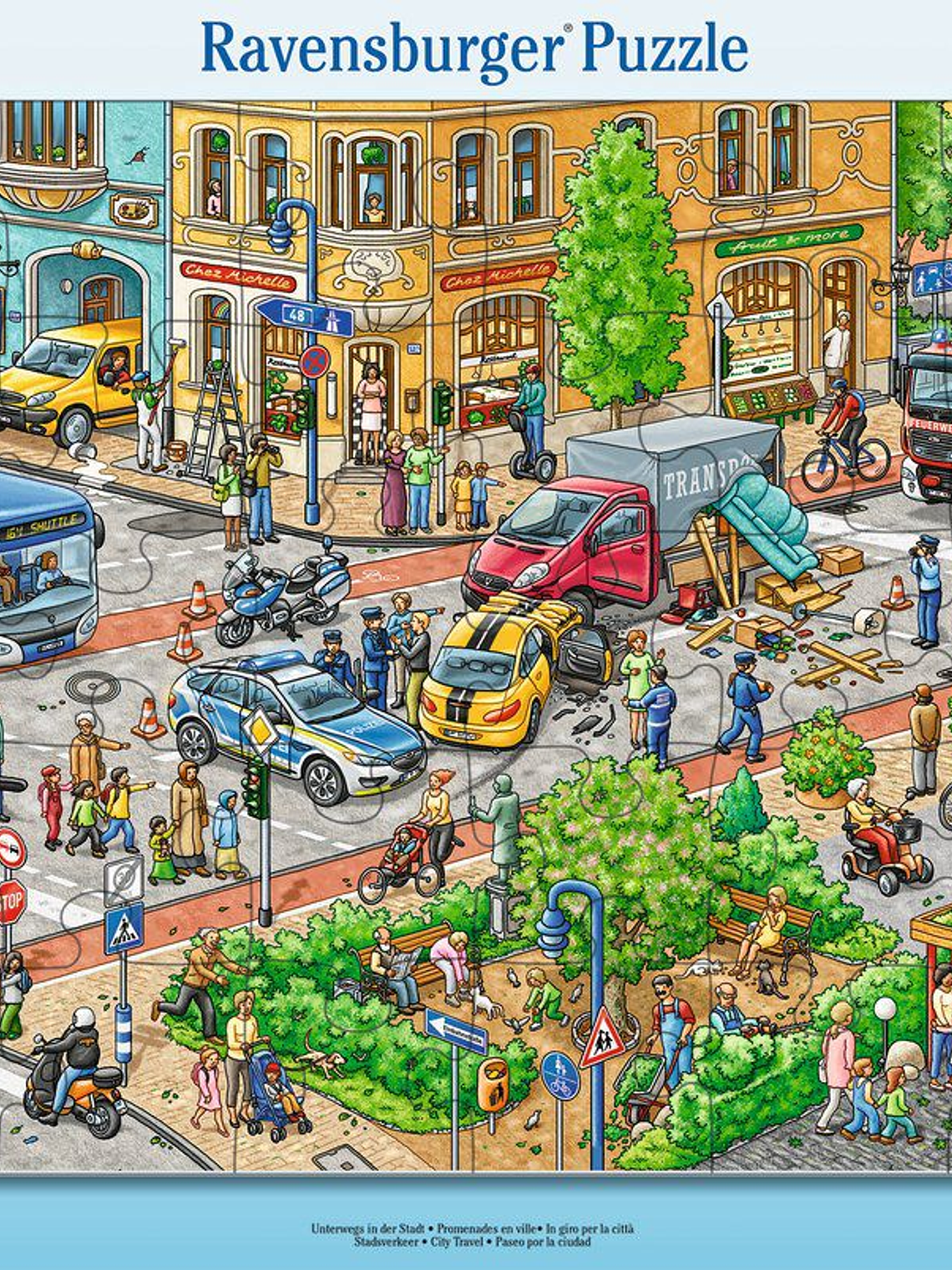 Rompecabezas para niños Ciudad y Crucero 2 unidades 2