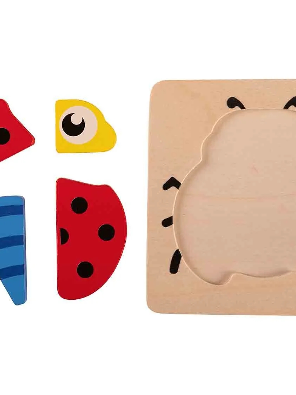 Puzzle simple MADERA para niños pequeños CHINITA 3