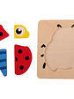 Puzzle simple MADERA para niños pequeños CHINITA - Miniatura 3
