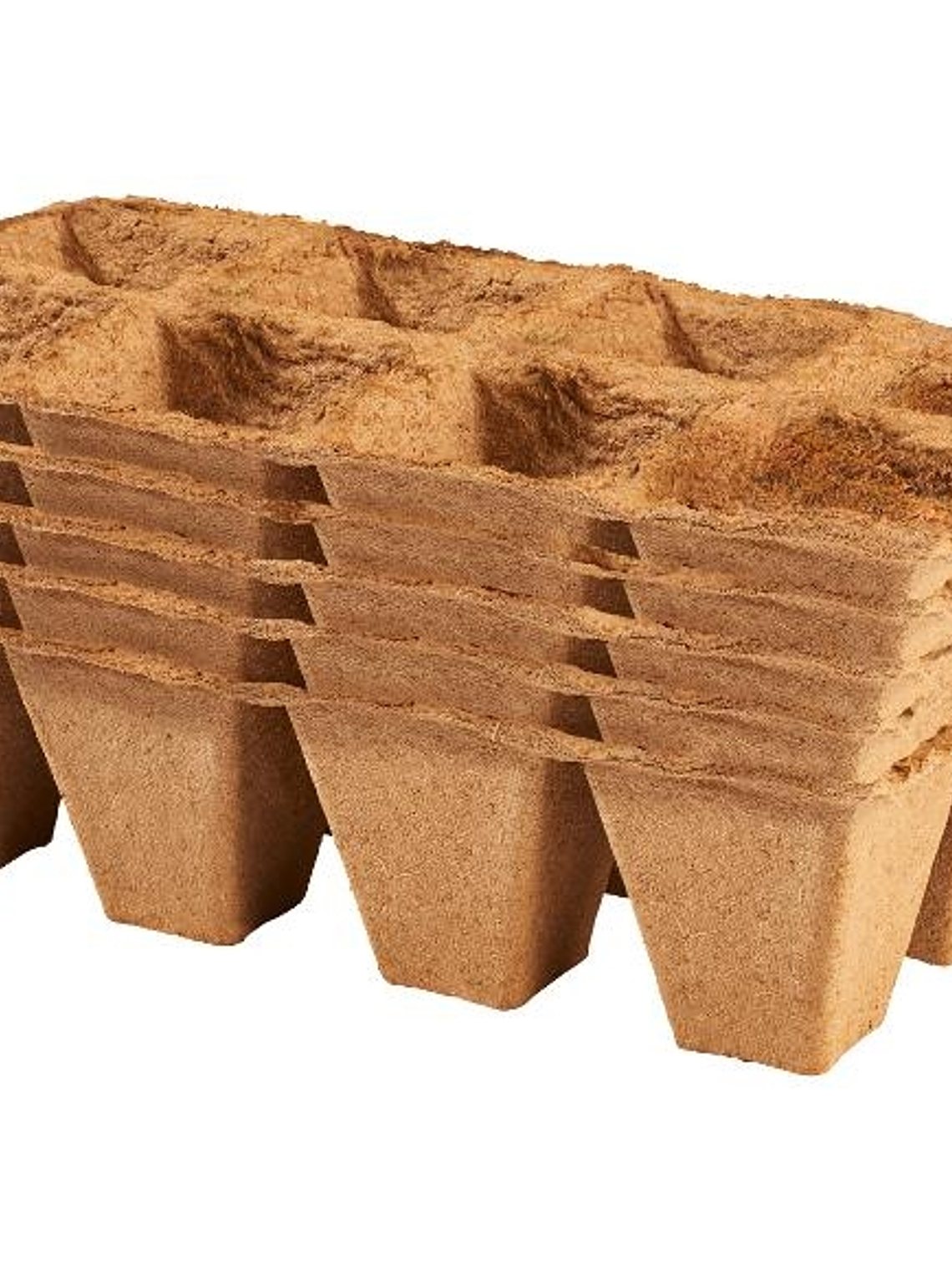 SET de 5 bandejas para almácigos biodegradable 1