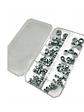 SET de 165 tuercas hexágonales en caja transparente - Miniatura 2