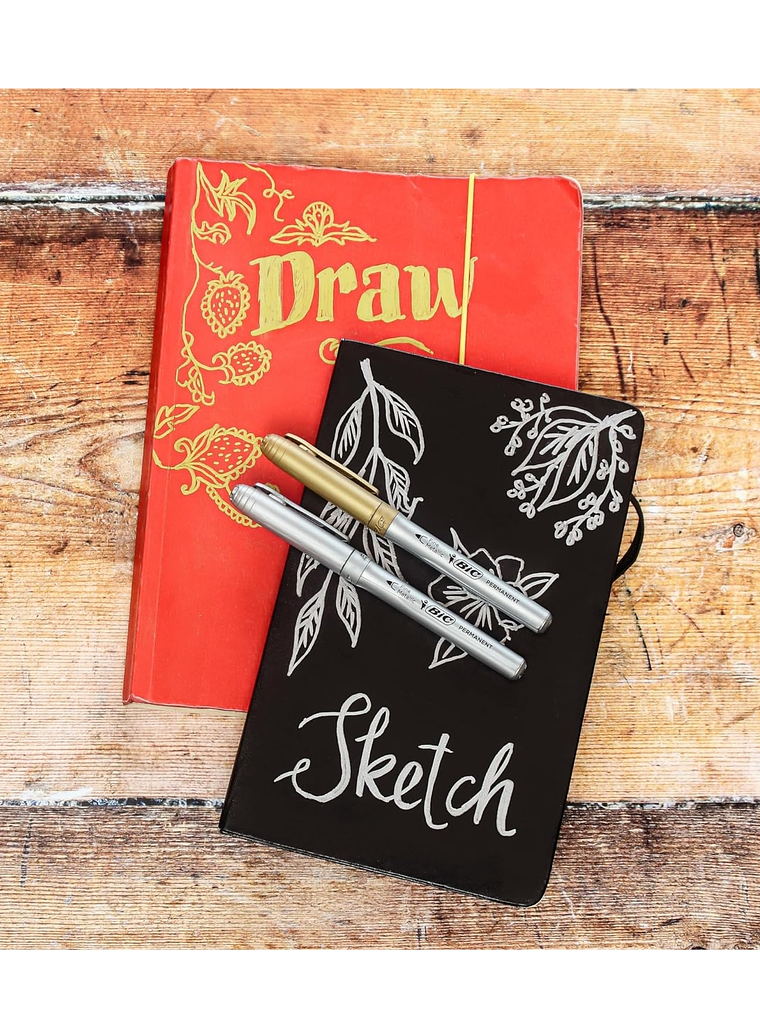 Marcadores metálicos 5 colores 2