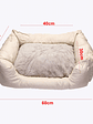 CAMA mascota rectangular 60cm reversible verano invierno - Miniatura 2