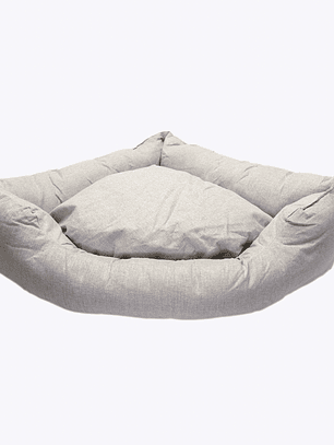 CAMA mascota triangular 60cm reversible verano invierno