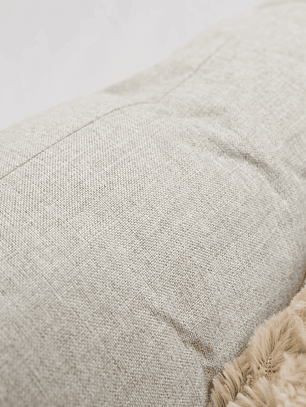 CAMA mascota triangular 60cm reversible verano invierno