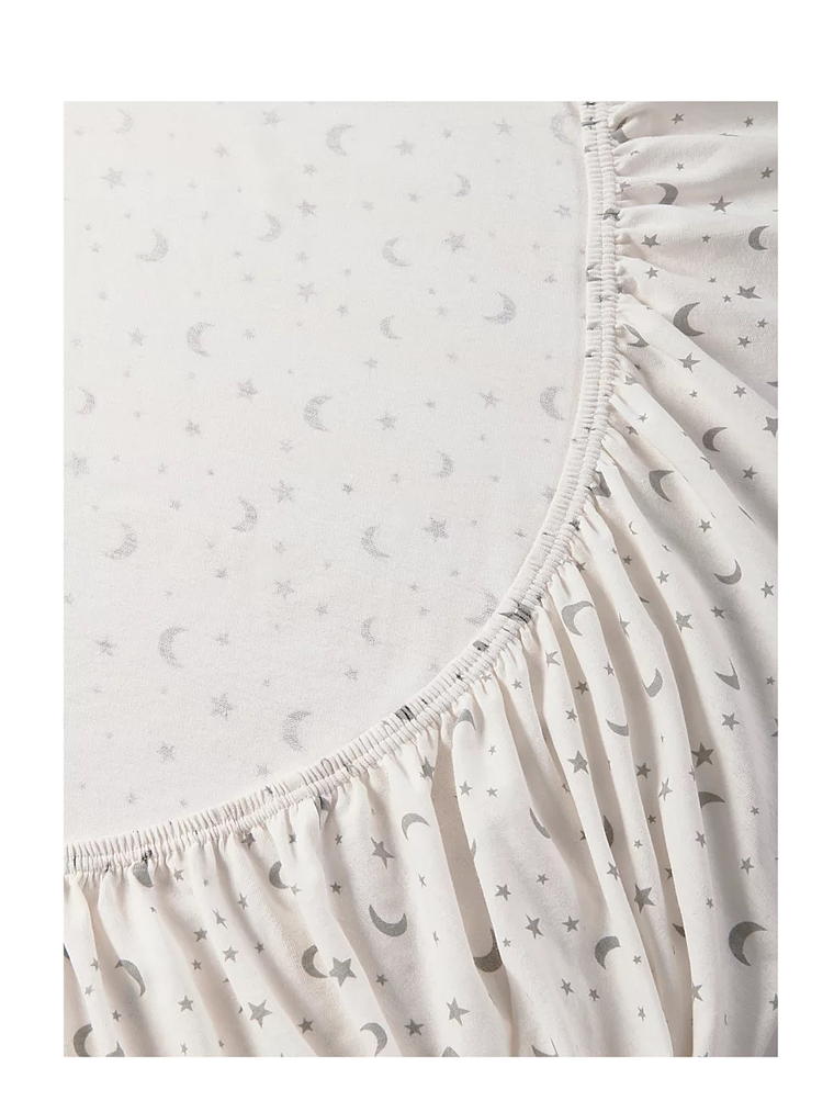 Set 2 sábanas bajeras jersey algodón para cuna 5