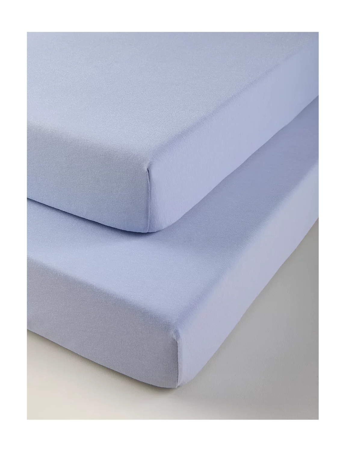 Set 2 sábanas bajeras jersey algodón para cuna 7