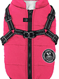 Chaqueta con arnés perro pequeño FUCSIA Talla M - Miniatura 2