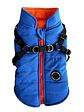 Chaqueta con arnés perro pequeño AZUL Talla L - Miniatura 3