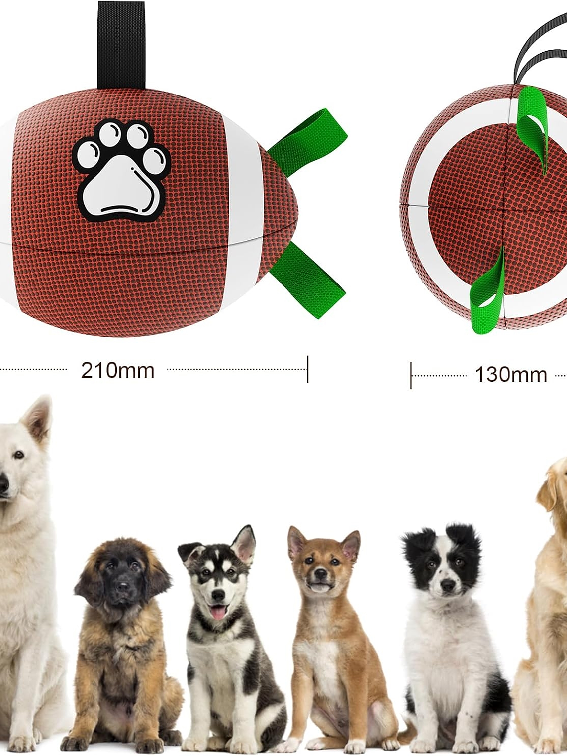 Pelota interactiva para perro incluye bombín BEISBOL 5