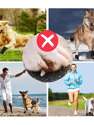 Zapatillas de trecking para perro, talla 5