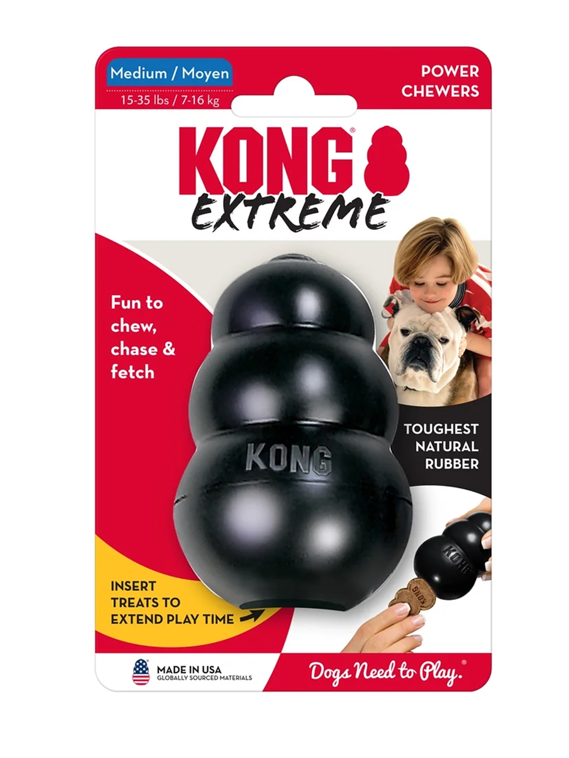 Juguete de caucho Kong para perros  13