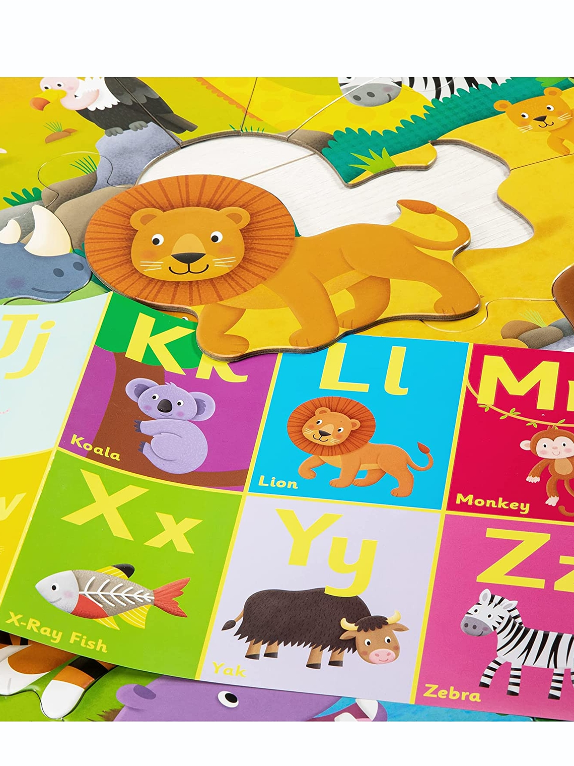 Rompecabezas gigante de suelo - ANIMALES Y ALFABETO INGLES 5