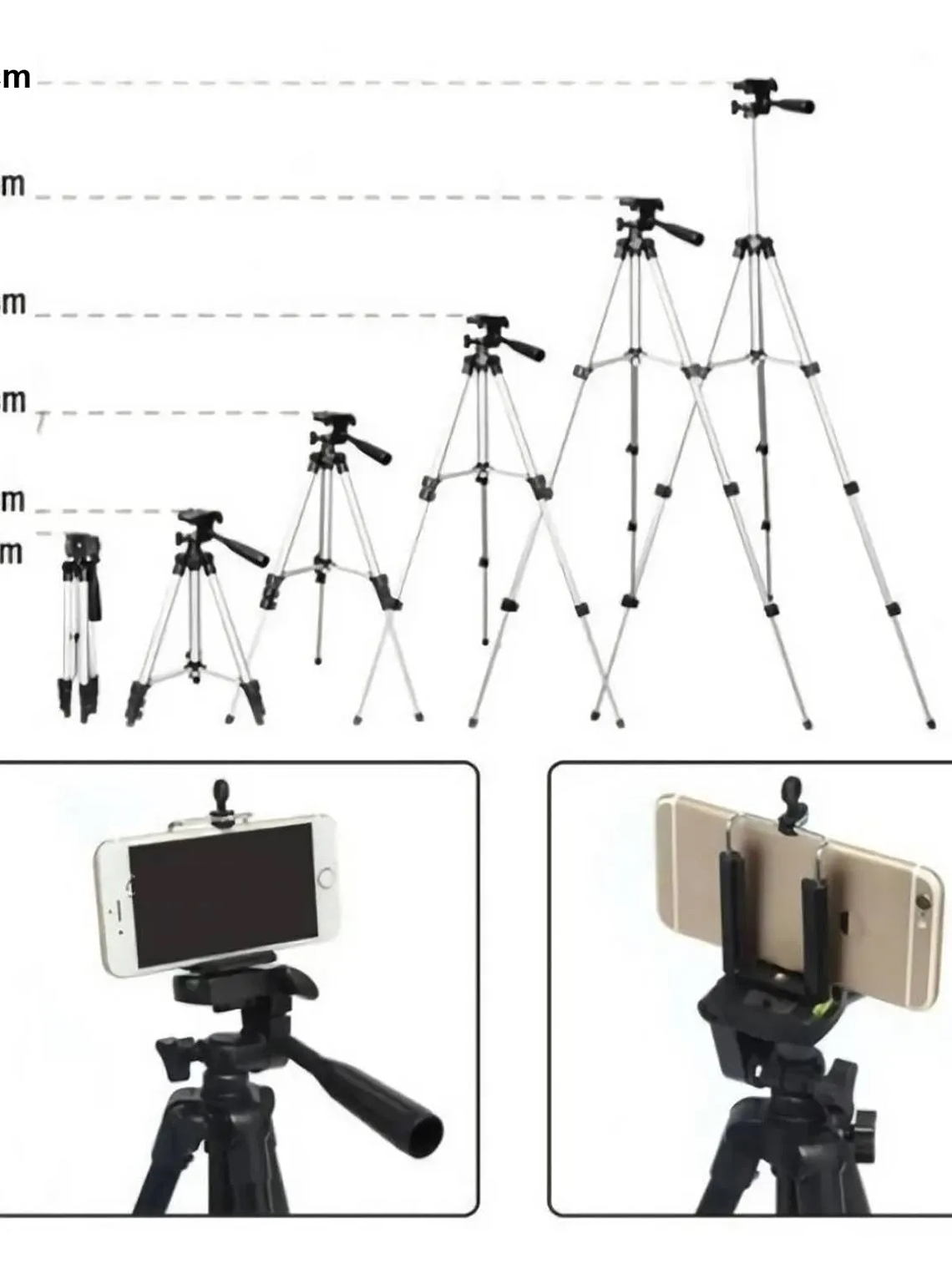 Mini Trípode ligero para celulares control remoto 3