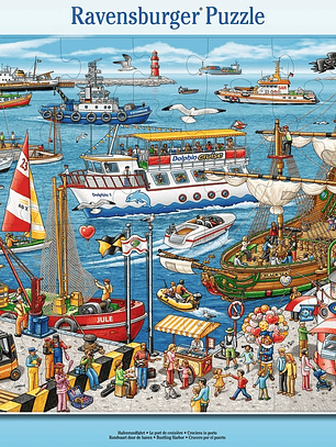 Rompecabezas para niños Ciudad y Crucero 2 unidades