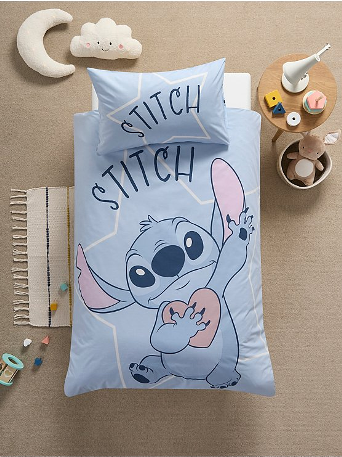 Cubre plumón para cama cuna con funda de cojín 1