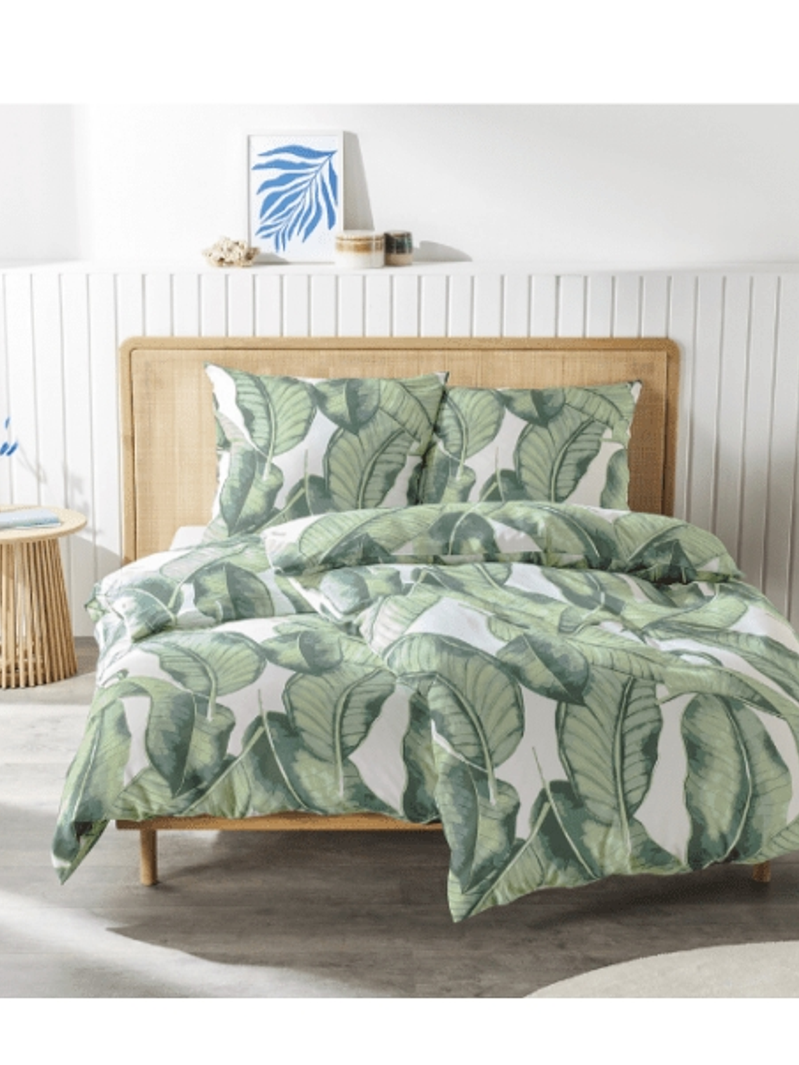 Cubre plumón y fundas cojín tamaño FULL DISEÑO HELECHO 2x2mt 1