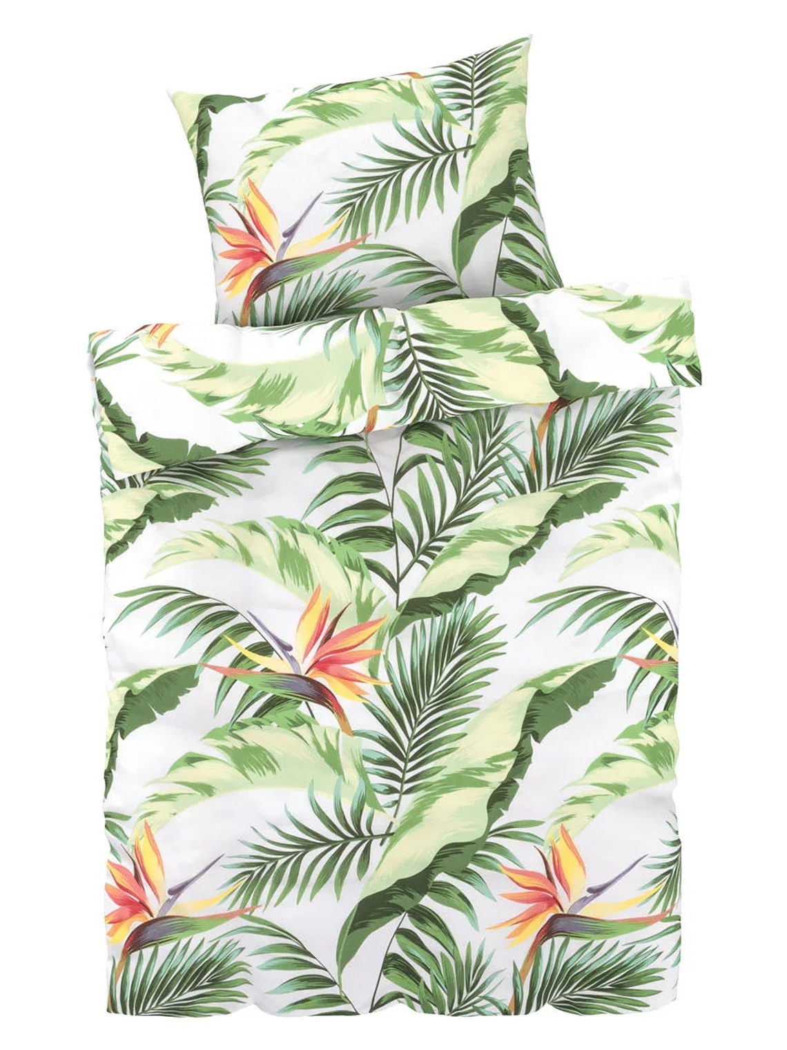 Cubre plumón y funda de cojín 1 plaza DISEÑO PARAÍSO 135x200cm 1