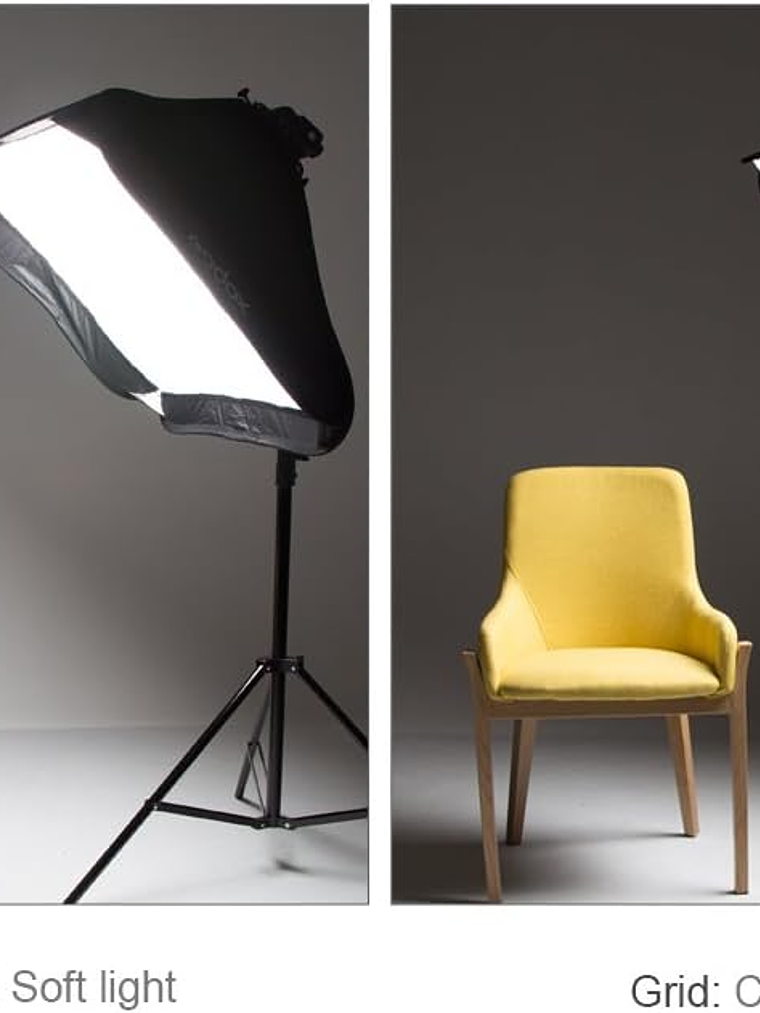 SOFTBOX GODOX 40x40 con GRID y adaptador Bowen S 3