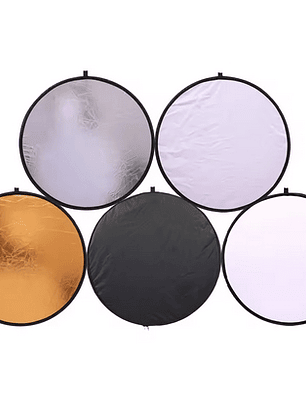 Reflector difusor para fotografía redondo 110cm 5 en 1