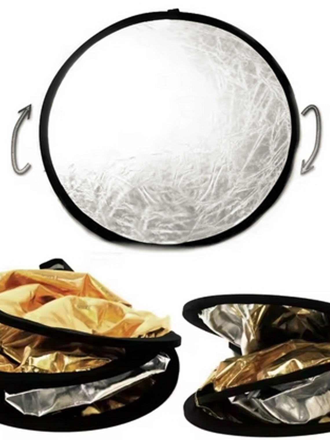 Reflector difusor para fotografía redondo 110cm 5 en 1 3