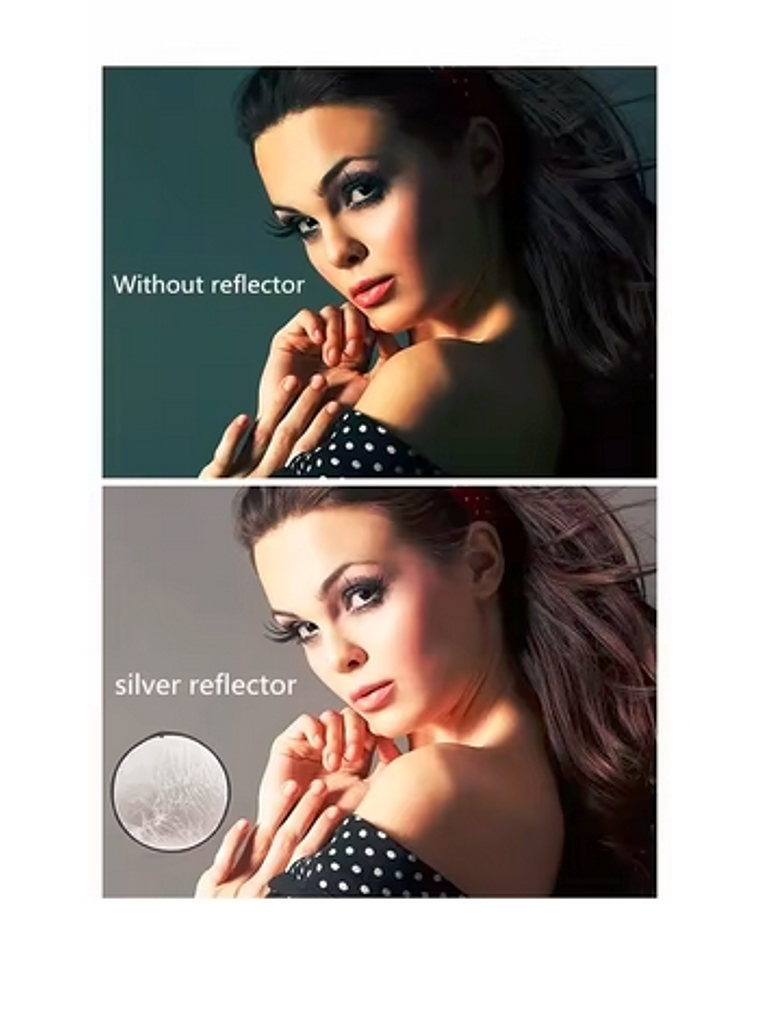 Reflector difusor para fotografía redondo 110cm 5 en 1 4