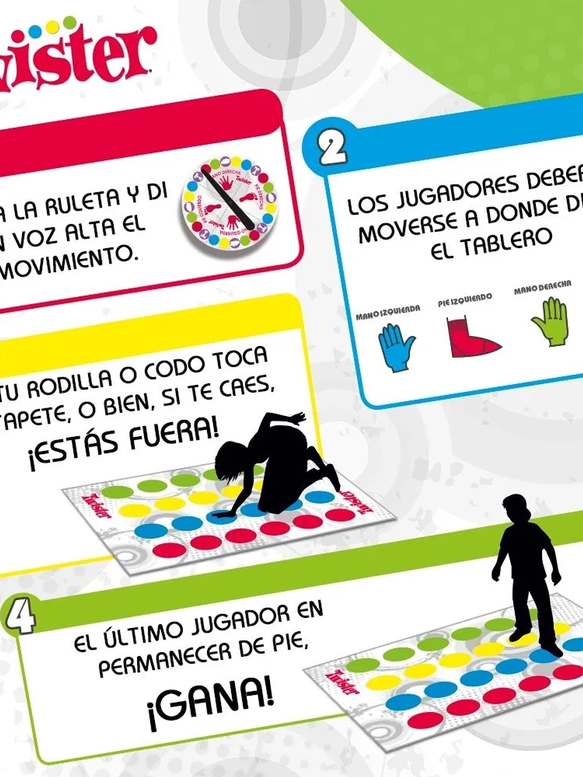 Juego Alfombra de agua TWISTER SPLASH 4