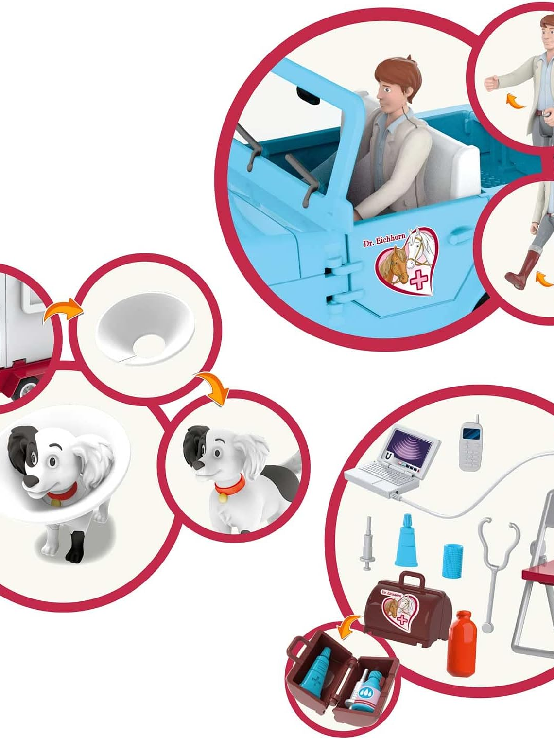 Juego didáctico playset con personaje Veterinario 4