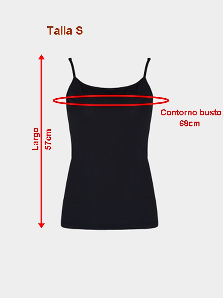 Camiseta de mujer con pabilos Algodón-COLORES 12