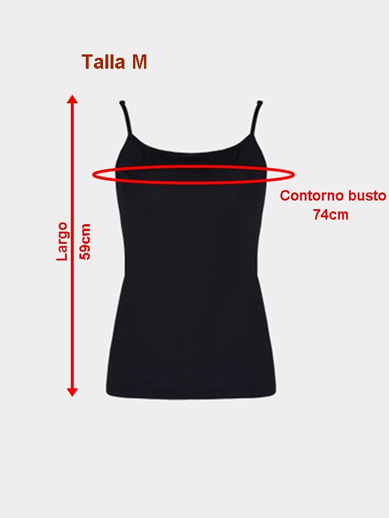 Camiseta de mujer con pabilos Algodón-COLORES 13