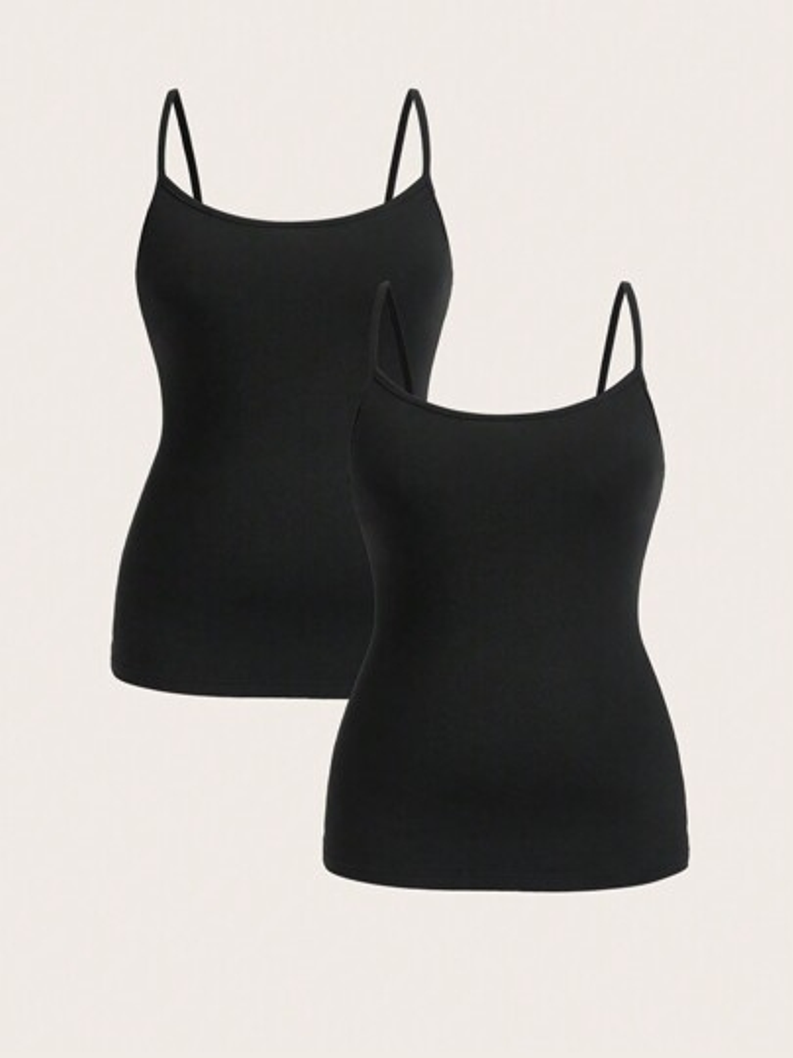 SET 2 Camisetas con pabilos Negras algodón Talla S 3