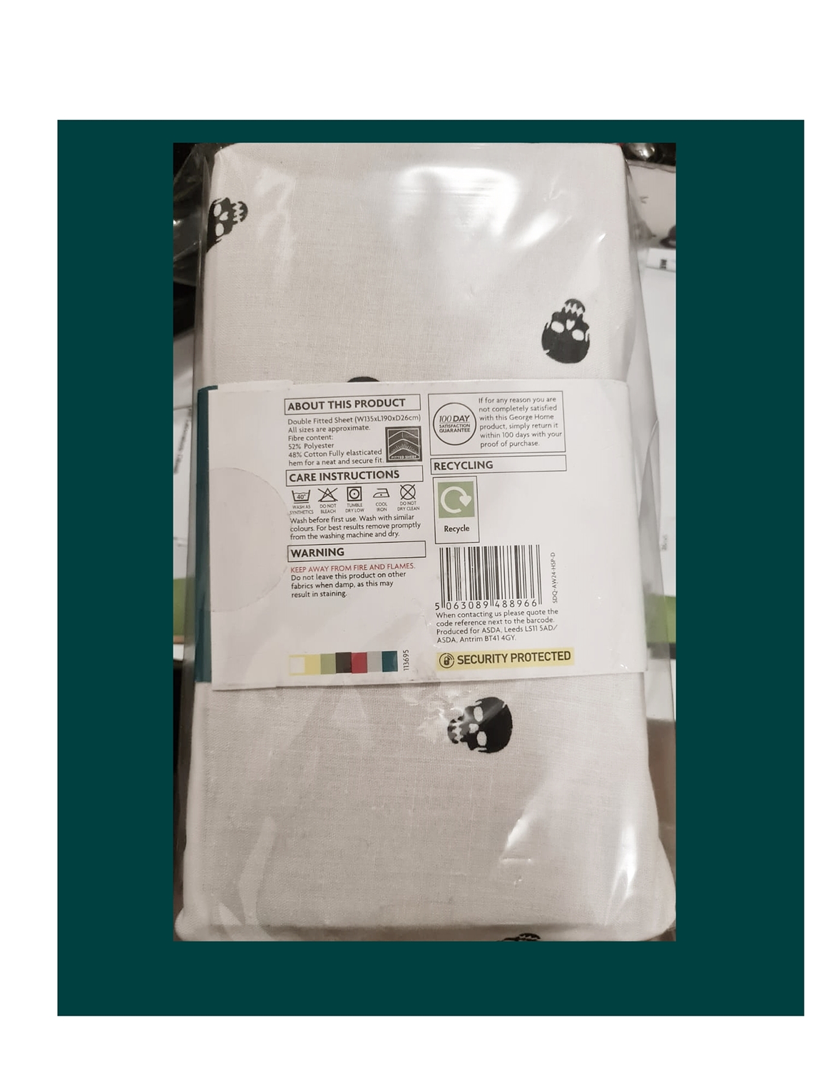 Sábana bajera tamaño FULL 135x190x30 9