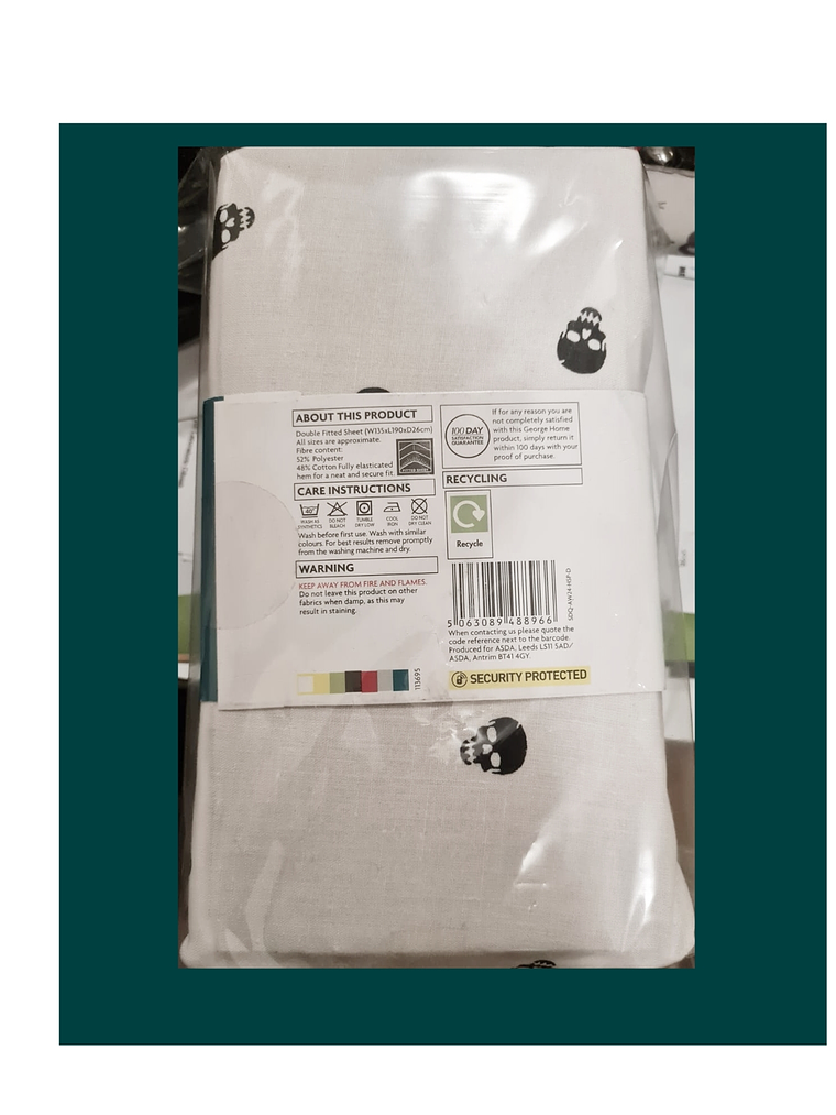 Sábana bajera tamaño FULL 135x190x30 9