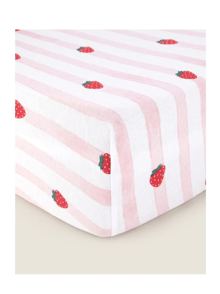 Set 2 sábanas bajeras jersey algodón para cuna 11