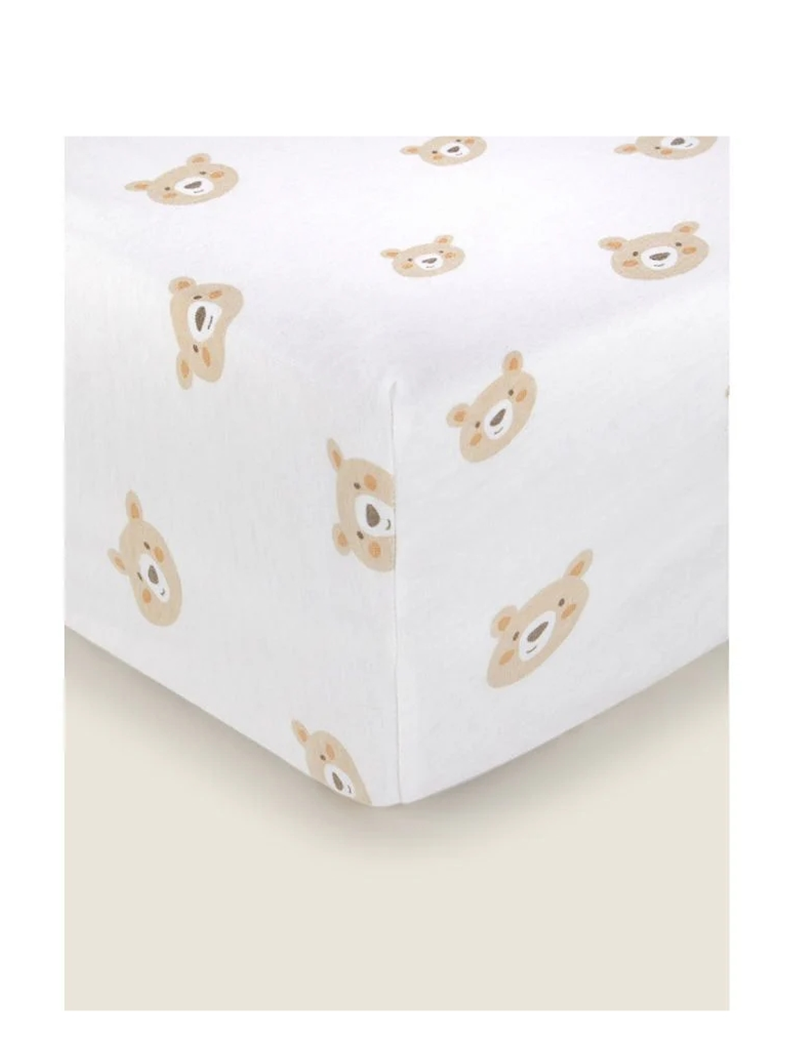 Set 2 sábanas bajeras jersey algodón para cuna 12