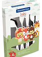 Set de 4 cubiertos de metal para bebé 36 meses animalitos - Miniatura 2
