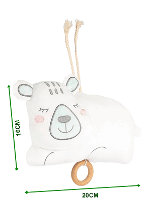 Oso polar de peluche para bebé con música